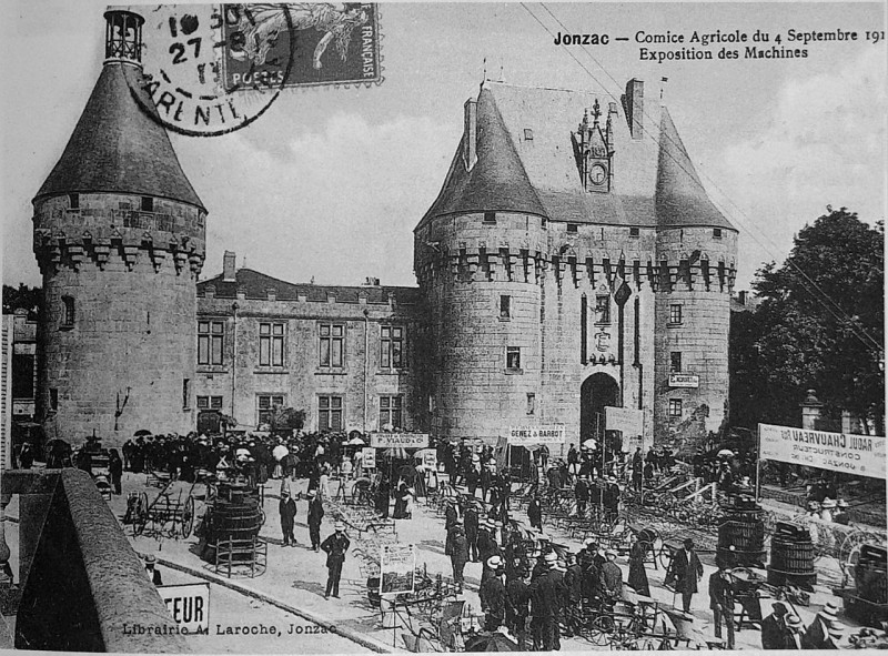 Carte postale ancienne Jonzac 1913 comices 1004054