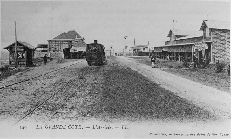 Carte postale ancienne La grande cote la gare 1004042