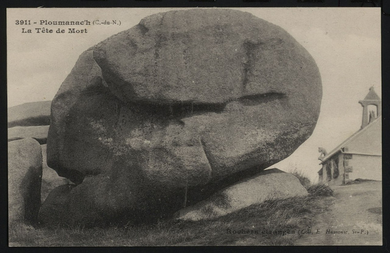 Carte postale ancienne Perros-Guirec - La Tête de Mort à Perros-Guirec