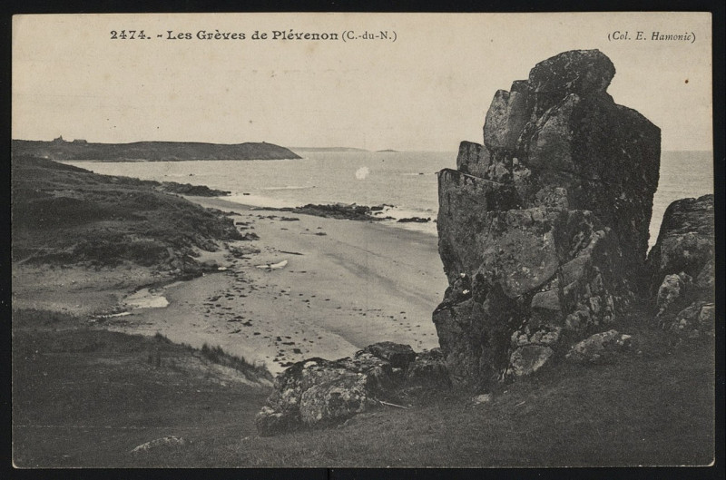 Carte postale ancienne Plévenon - Grèves de Plévenon à Plévenon