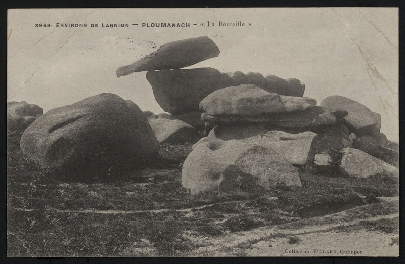 Carte postale ancienne Ploumanac'h - La Bouteille à Perros-Guirec