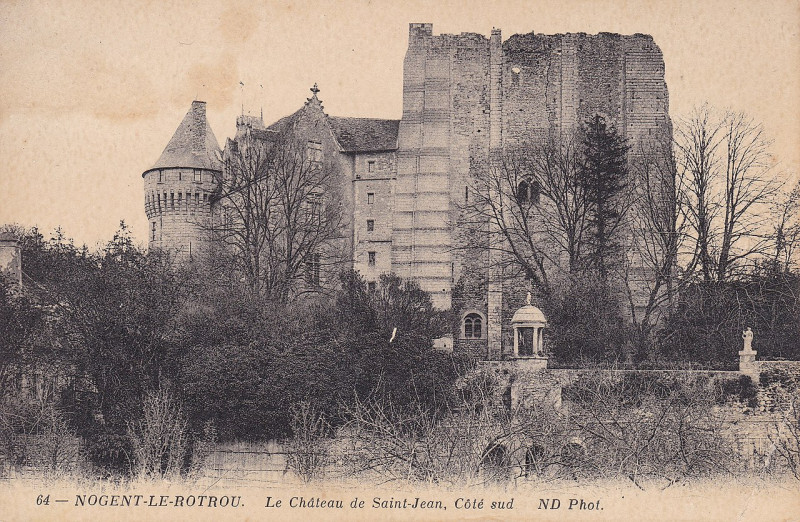 Carte postale ancienne Nogent-le-Rotrou - Château Saint-Jean (CP ND) - Recto à Nogent-le-Rotrou