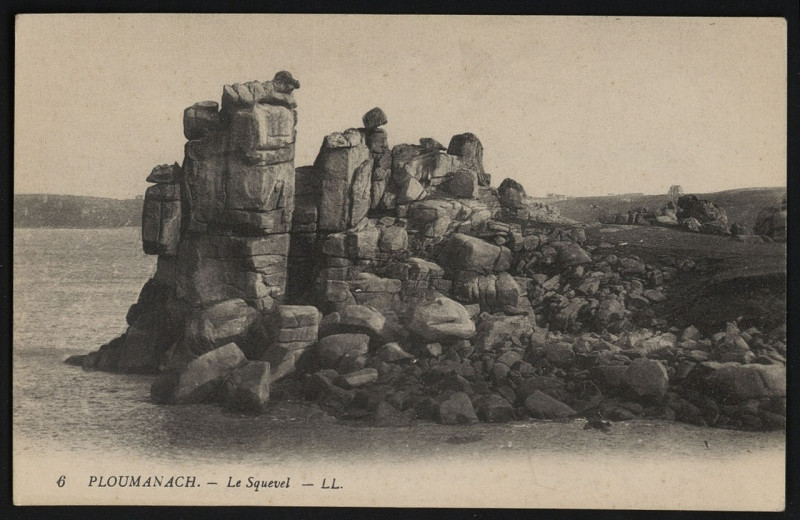 Carte postale ancienne Perros-Guirec - Le Squevel à Perros-Guirec