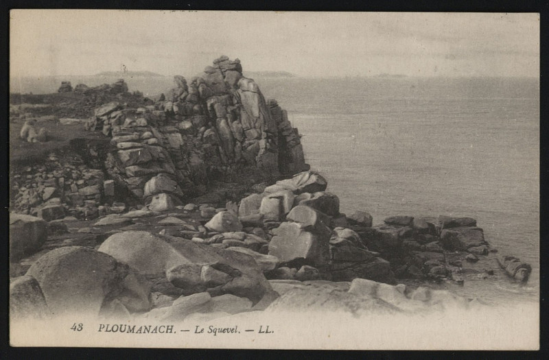 Carte postale ancienne Perros-Guirec - Le Squevel à Perros-Guirec
