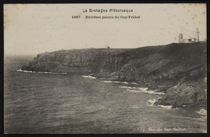 Carte postale ancienne Extrême pointe du Cap Fréhel à Plévenon