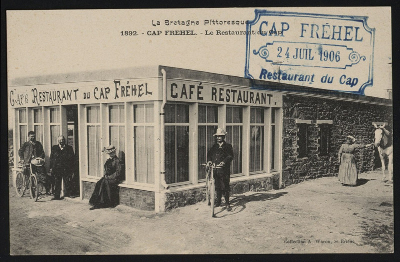 Carte postale ancienne Cap Fréhel - Restaurant du Cap à Plévenon