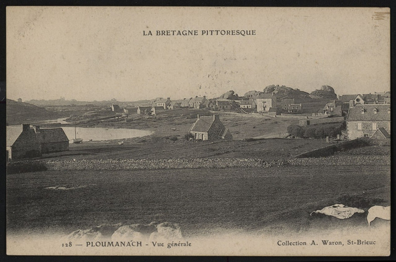 Carte postale ancienne Perros-Guirec - Vue générale à Perros-Guirec