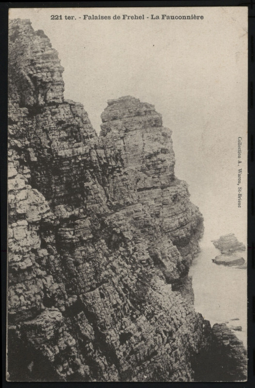 Carte postale ancienne Plévenon - Falaises de Fréhel La Fauconnière à Plévenon