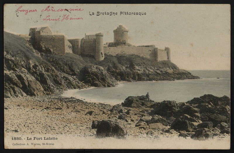 Carte postale ancienne Plévenon - Fort Lalatte à Plévenon