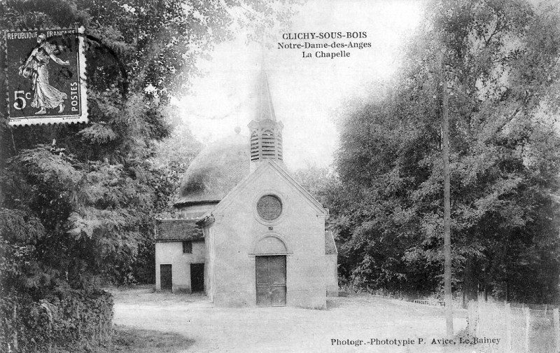 Carte postale ancienne Chapelle-Notre-Dame-des-Anges à Clichy-sous-Bois