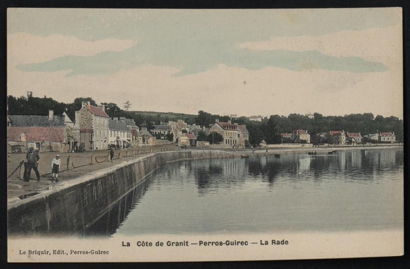 Carte postale ancienne Perros-Guirec - Rade à Perros-Guirec