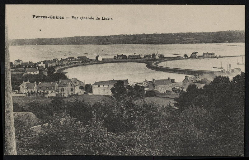 Carte postale ancienne Perros-Guirec - Vue générale du Linkin à Perros-Guirec