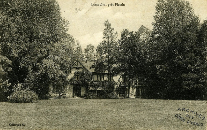 Carte postale ancienne Plestin-les-Grèves - Lanscolva à Plestin-les-Grèves