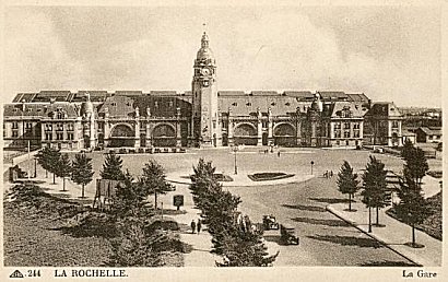 Carte postale ancienne Gare de La Rochelle