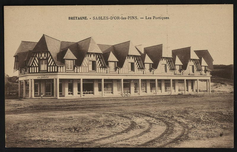 Carte postale ancienne Fréhel - Sables d'Or-les-Pins à Fréhel