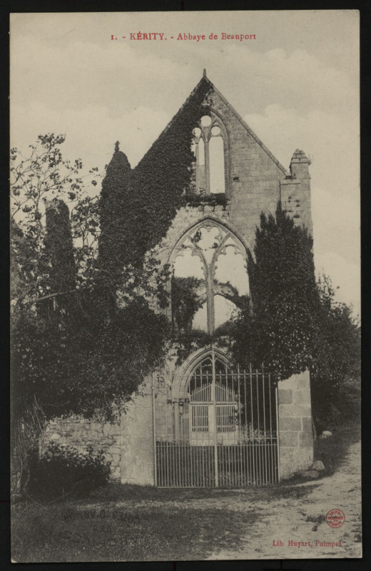 Carte postale ancienne Paimpol - Abbaye de Beauport à Paimpol