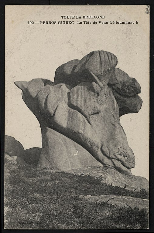Carte postale ancienne Perros-Guirec - La Tête de Veau à Ploumanac'h à Perros-Guirec