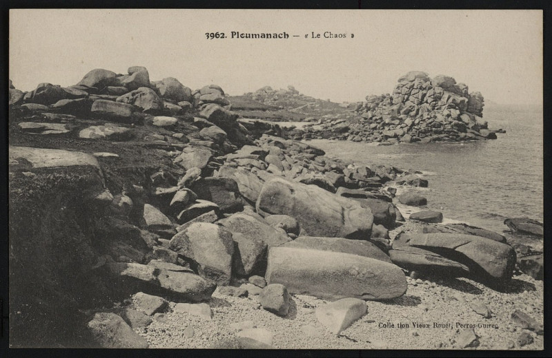 Carte postale ancienne Perros-Guirec - Le Chaos à Perros-Guirec