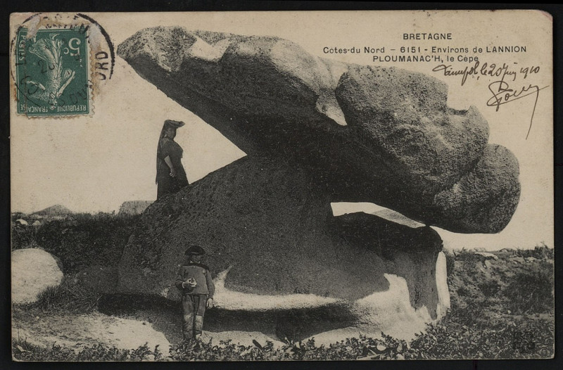 Carte postale ancienne Perros-Guirec - Ploumanac'h le Cèpe à Perros-Guirec