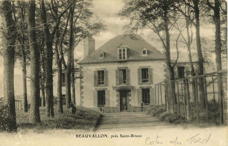 Carte postale ancienne Saint-Brieuc - Beauvallon à Saint-Brieuc
