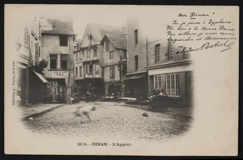 Carte postale ancienne Dinan - Apport à Dinan