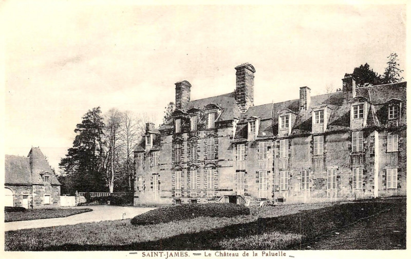 Carte postale ancienne Chateau de la Paluelle