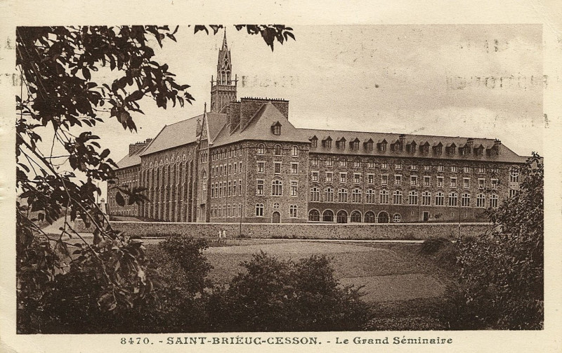 Carte postale ancienne Saint-Brieuc - Grand séminaire à Saint-Brieuc