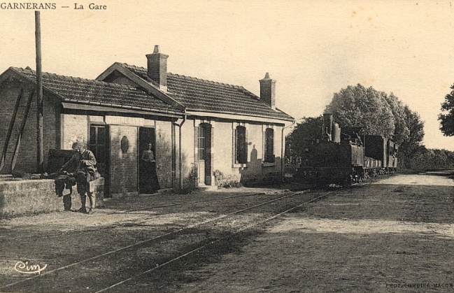 Carte postale ancienne Gare Garnerans Carte Postale 1