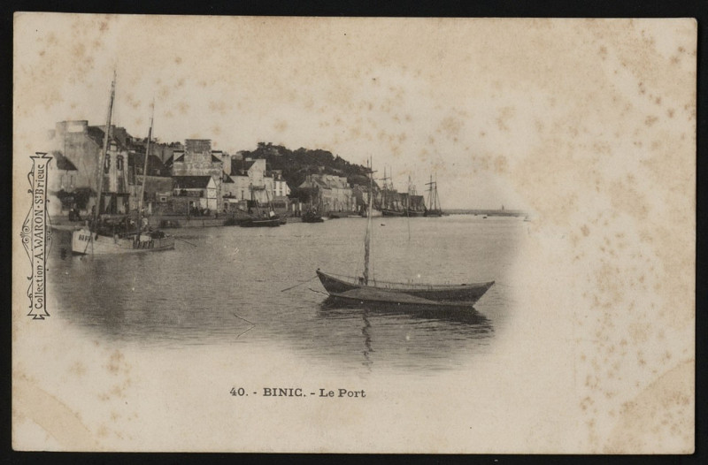 Carte postale ancienne Binic - Port à Binic-Étables-sur-Mer