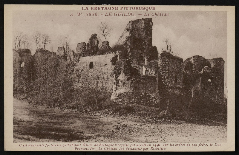 Carte postale ancienne Le Guildo - Château à Saint-Cast-le-Guildo