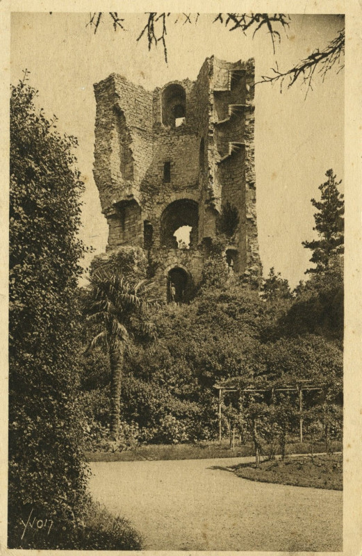 Carte postale ancienne Saint-Brieuc - Tour de Cesson construite en 1395 par le duc Jean Iv à Saint-Brieuc