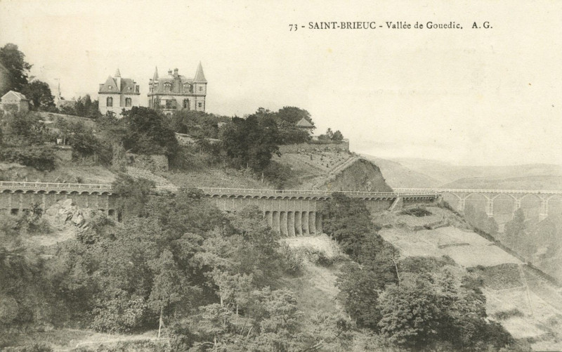 Carte postale ancienne Saint-Brieuc - Vallée de Gouédic à Saint-Brieuc