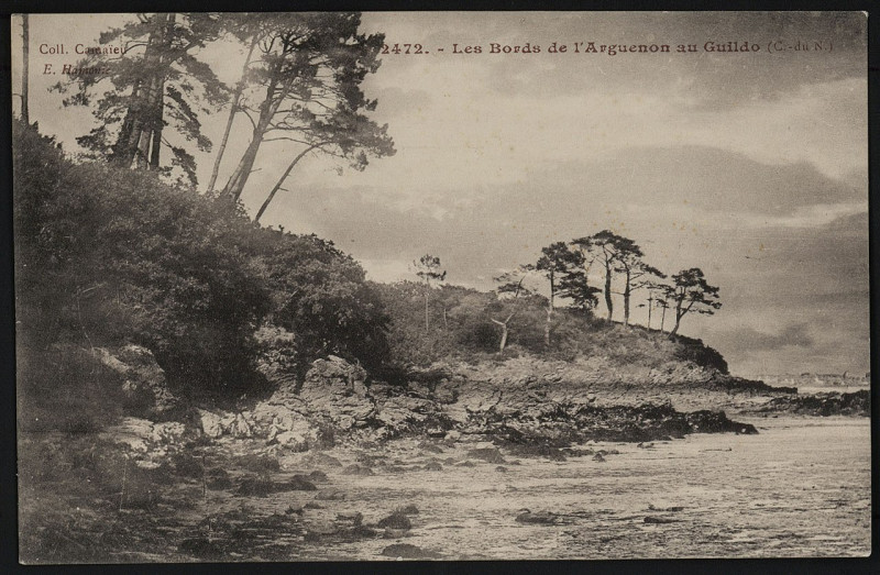 Carte postale ancienne Le Guildo - Bords de l'Arguenon à Saint-Cast-le-Guildo