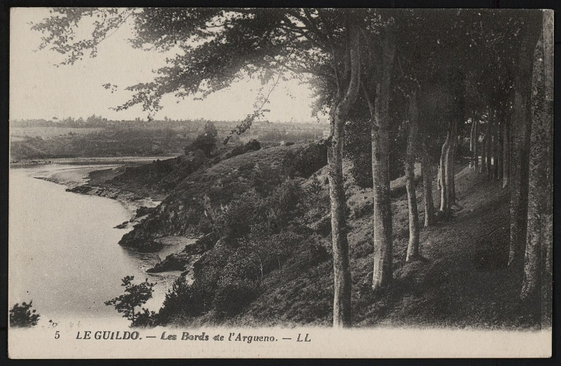 Carte postale ancienne Le Guildo - Bords de l'Arguenon à Saint-Cast-le-Guildo