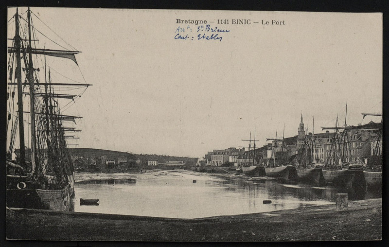 Carte postale ancienne Binic - Port à Binic-Étables-sur-Mer