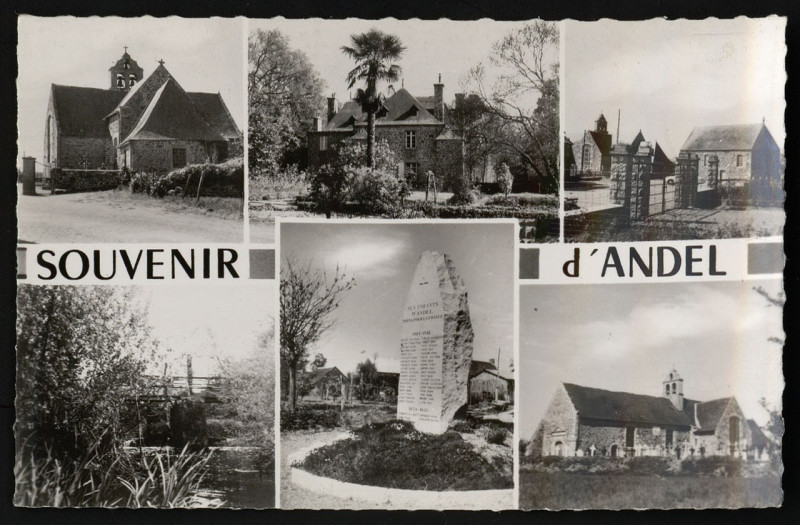 Carte postale ancienne Andel - Souvenir d'Andel à Andel
