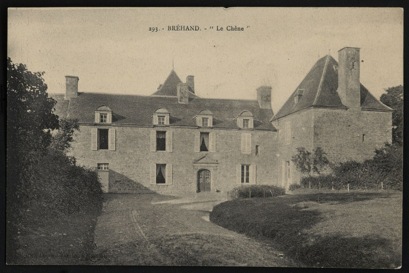 Carte postale ancienne Le Chêne à Bréhand