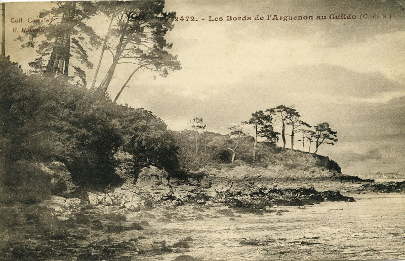 Carte postale ancienne Le Guildo - Bords de l'Arguenon à Saint-Cast-le-Guildo