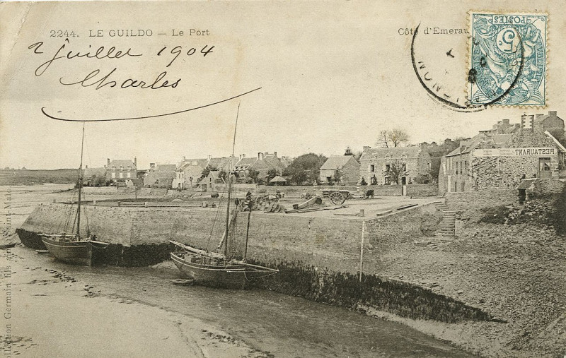 Carte postale ancienne Le Guildo - Port à Saint-Cast-le-Guildo