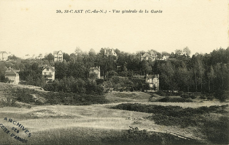 Carte postale ancienne Saint-Cast - Coin de la plage de Pen-Guen à Saint-Cast-le-Guildo