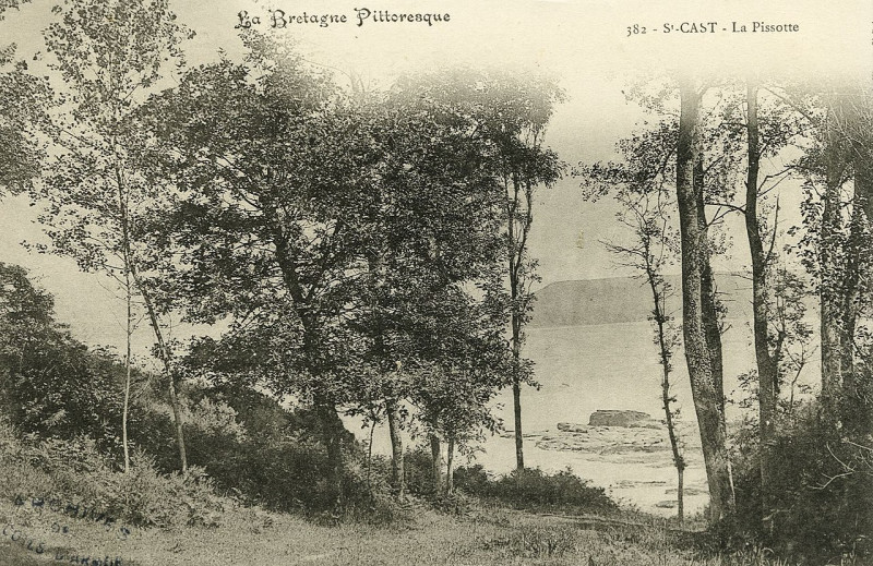 Carte postale ancienne Saint-Cast - La Pissotte à Saint-Cast-le-Guildo