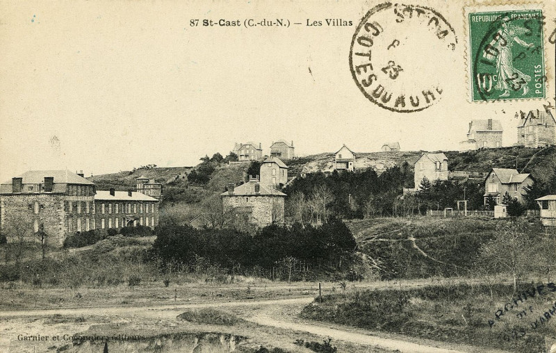 Carte postale ancienne Saint-Cast - Villas à Saint-Cast-le-Guildo