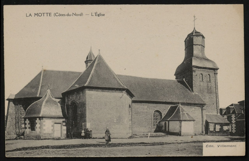 Carte postale ancienne L'Eglise à La Motte