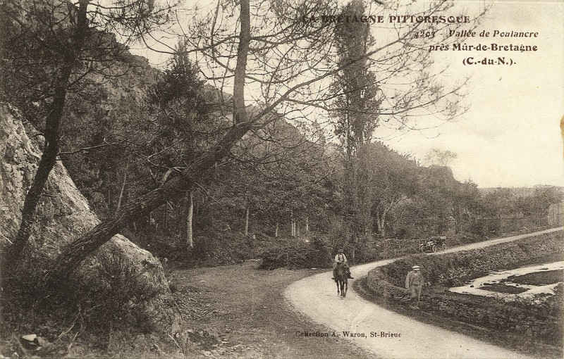 Carte postale ancienne Saint-Gilles-Vieux-Marché - Vallée de Poulancre à Saint-Gilles-Vieux-Marché