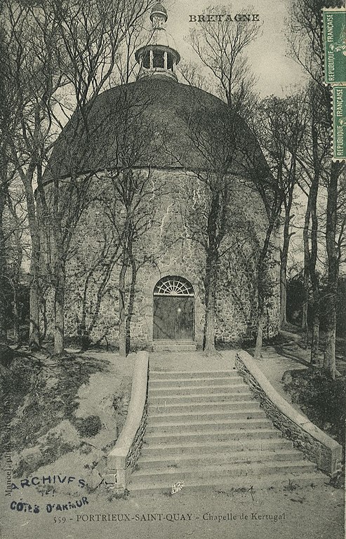 Carte postale ancienne Saint-Quay-Portrieux - Chapelle de Kertugal à Saint-Quay-Portrieux
