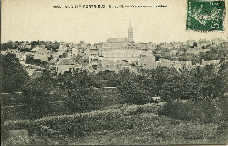Carte postale ancienne Saint-Quay-Portrieux - Panorama à Saint-Quay-Portrieux