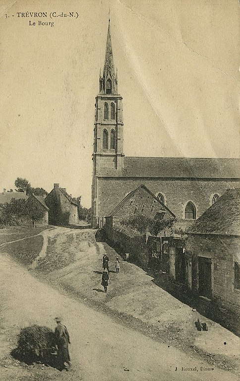 Carte postale ancienne Trévron - Bourg à Trévron