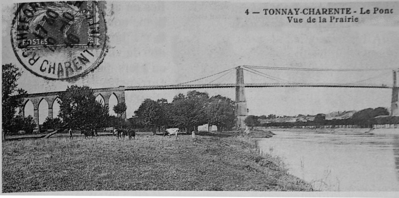 Carte postale ancienne Tonnay le pont 1910 1004050