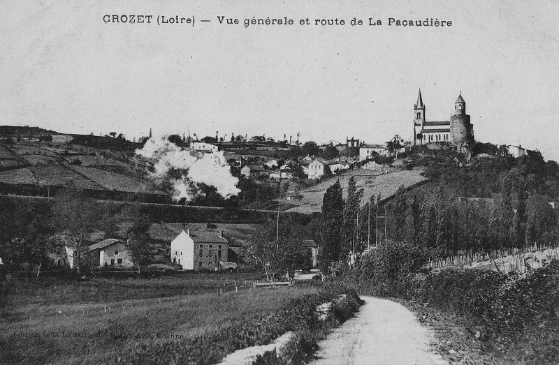 Carte postale ancienne Crozet - Vue générale
