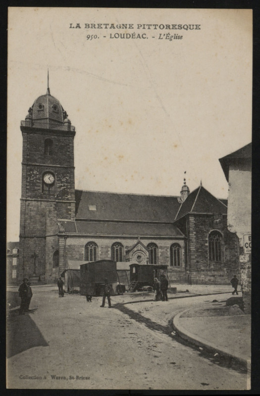 Carte postale ancienne L'Eglise à Loudéac